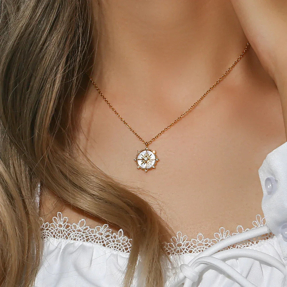 [AuraEcho]Polaris Gold Necklace