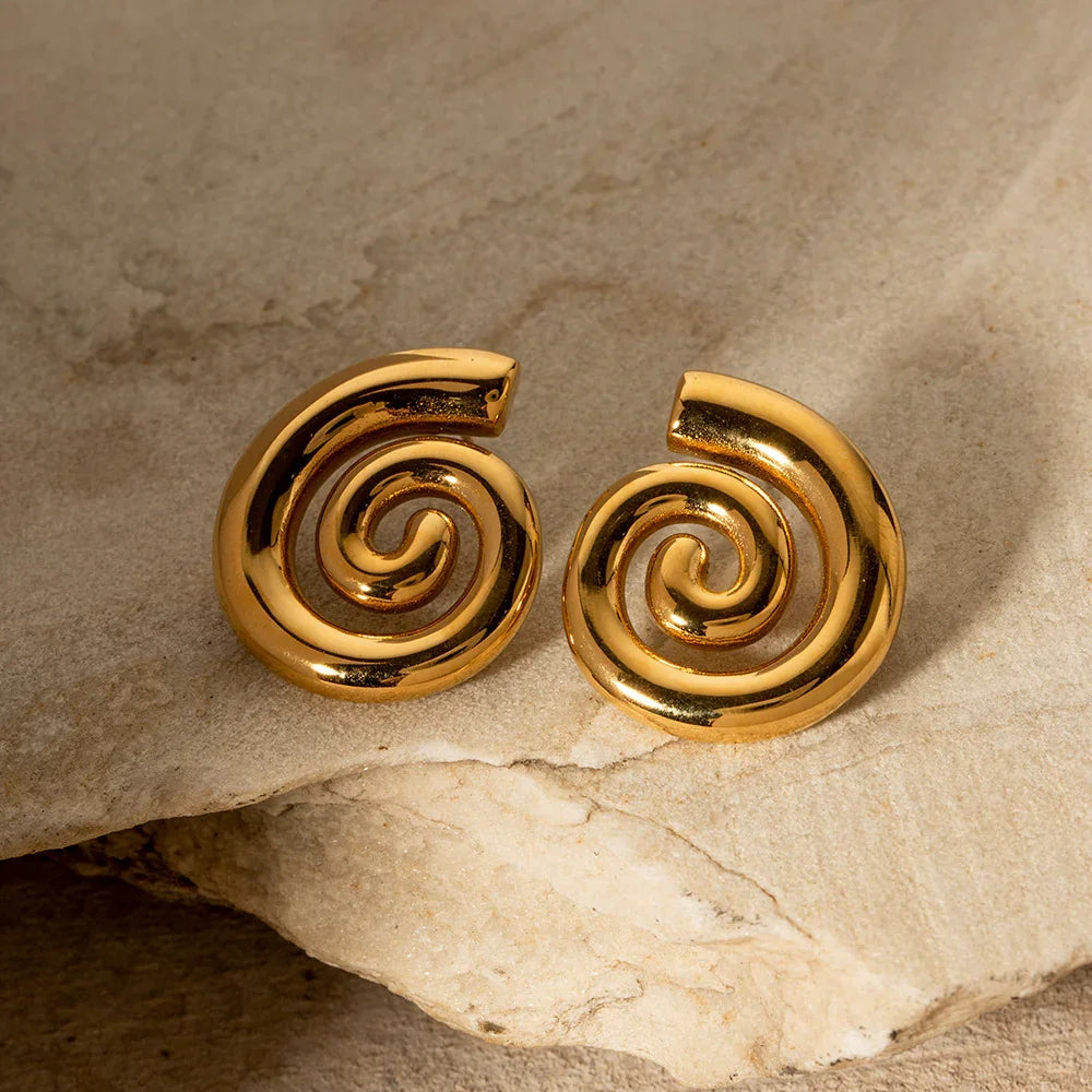 [AuraEcho]Malibu Gold Earrings