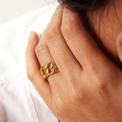 [AuraEcho]Splendor Gold Ring