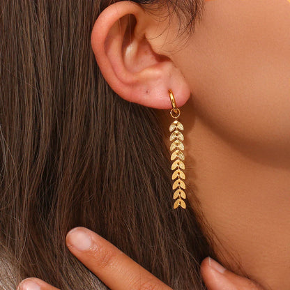 [AuraEcho]Faith Fishtail Earrings