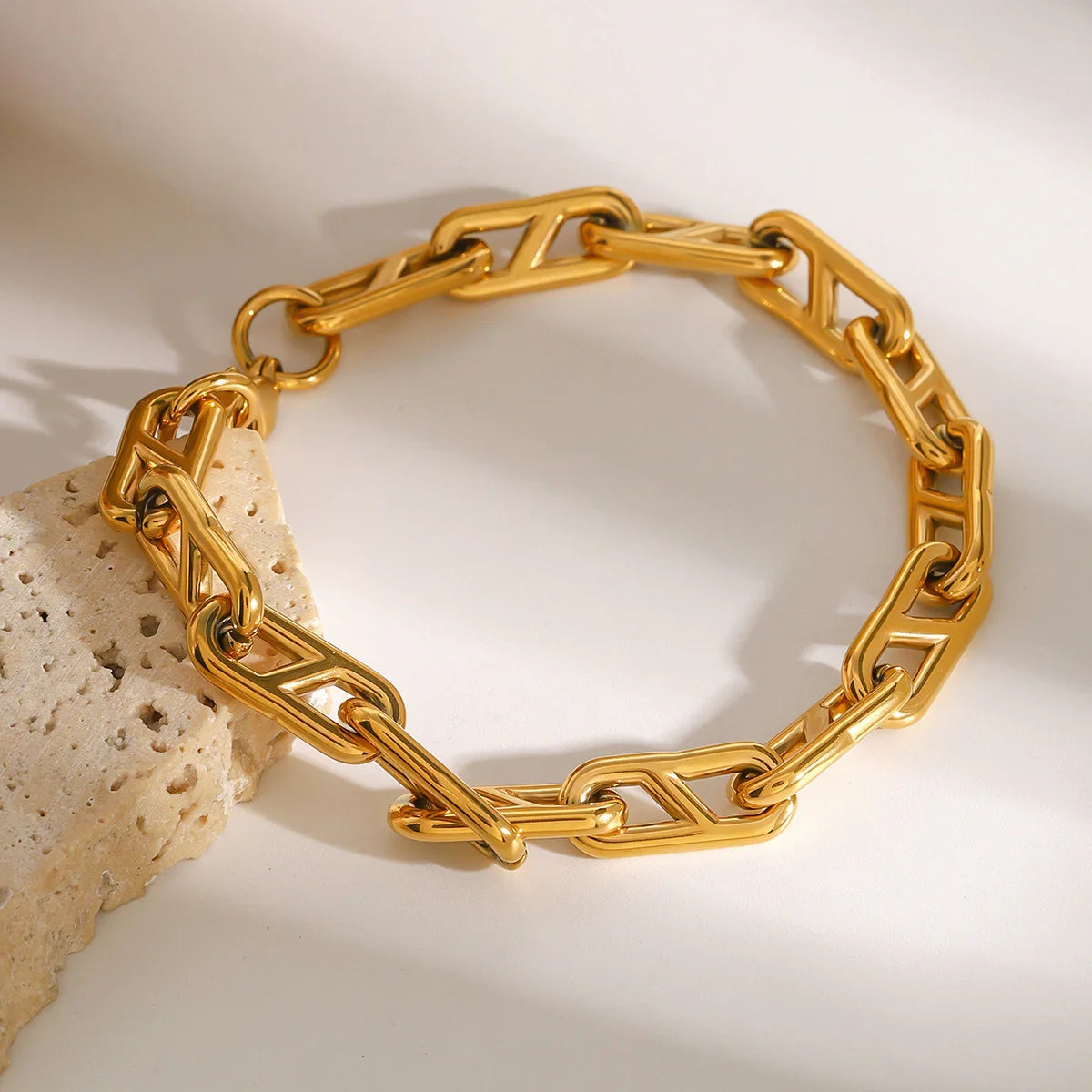 [AuraEcho]Melissa Gold Chain Bracelet