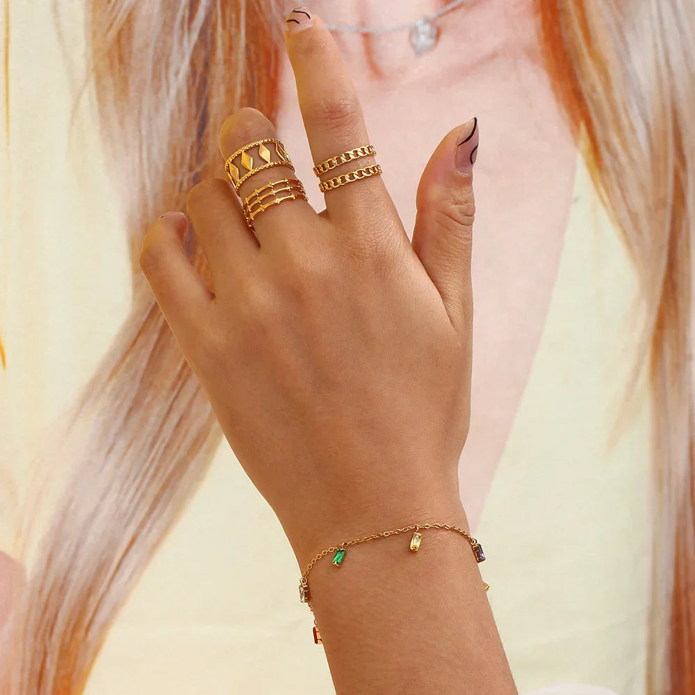 [AuraEcho]Josephine Gemstone Bracelet
