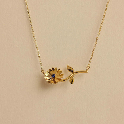 [AuraEcho]Maribelle Birth Flower Gold Necklace
