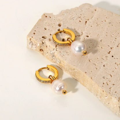 [AuraEcho]Sara Pearl Earrings