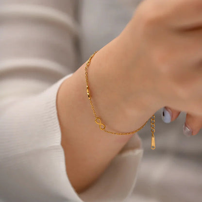 [AuraEcho]Everlasting Gold Bracelet