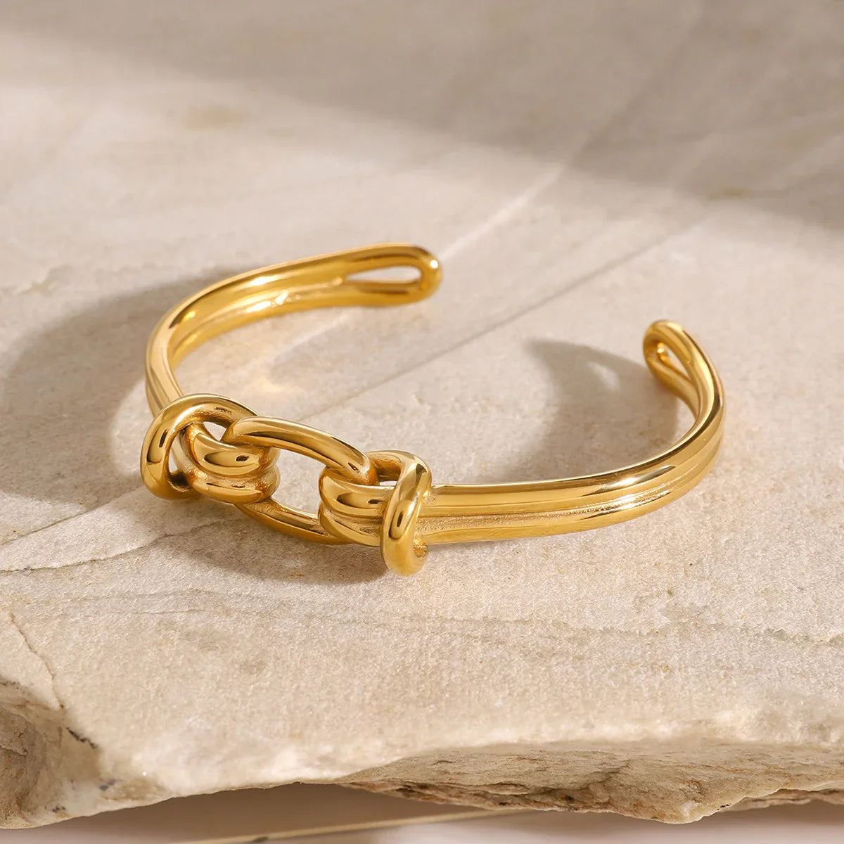 [AuraEcho]Luce Gold Knot Bangle