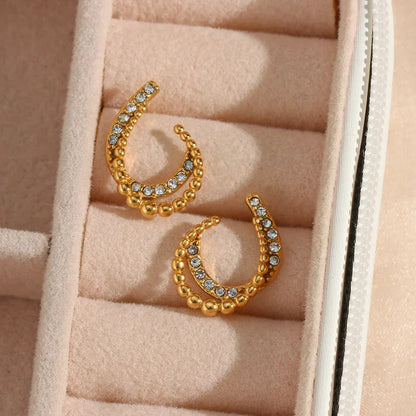 [AuraEcho]Nola Gold Earrings