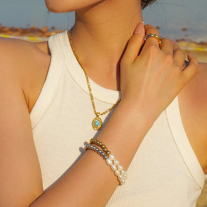 [AuraEcho]Margaux Freshwater Pearl Bracelet