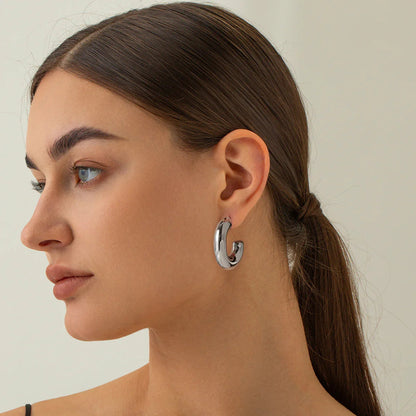 [AuraEcho]Alera Silver Hoops