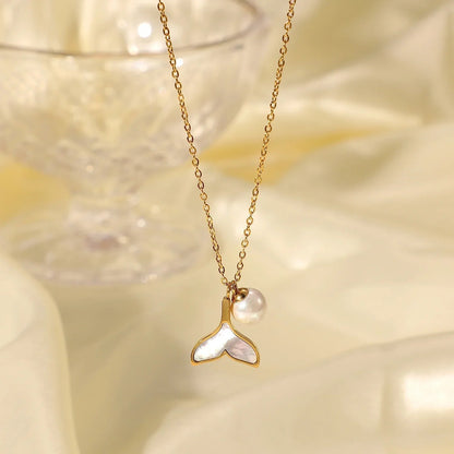 [AuraEcho]Mermaid Freshwater Pearl Necklace