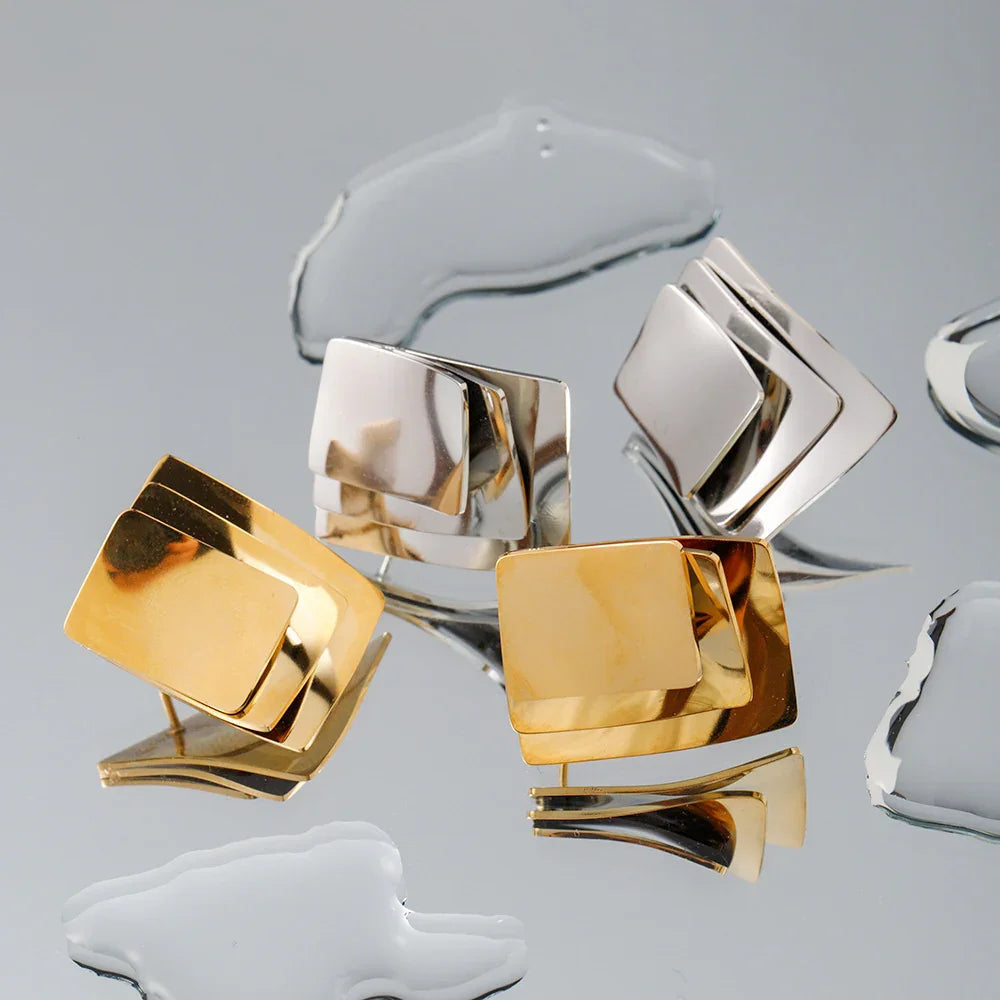 [AuraEcho]Hettie Gold Earrings