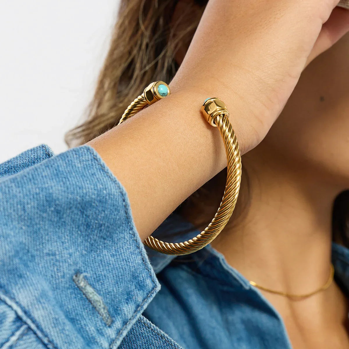 [AuraEcho]Thea Gold Bracelet