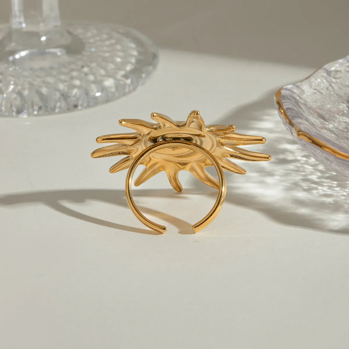[AuraEcho]Solstice Golden Sun Ring