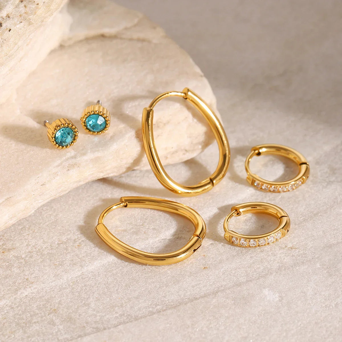 [AuraEcho]Kylie Diamond Earring Bundle