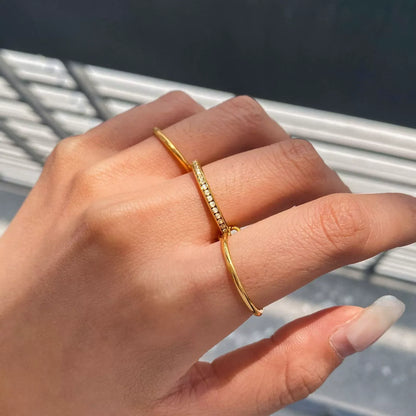 [AuraEcho]Divine Diamond Ring Stack