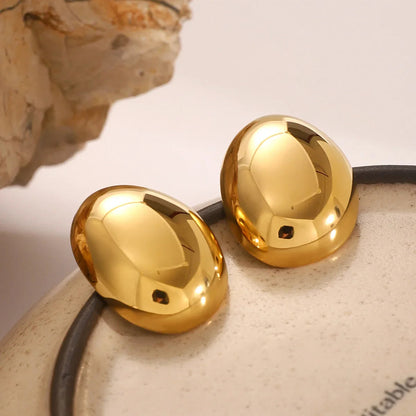 [AuraEcho]Callista Gold Bean Earrings