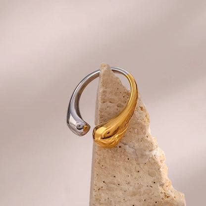 [AuraEcho]Seren Two Tone Gold Ring