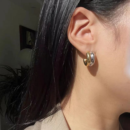 [AuraEcho]Henrietta Gold Earrings