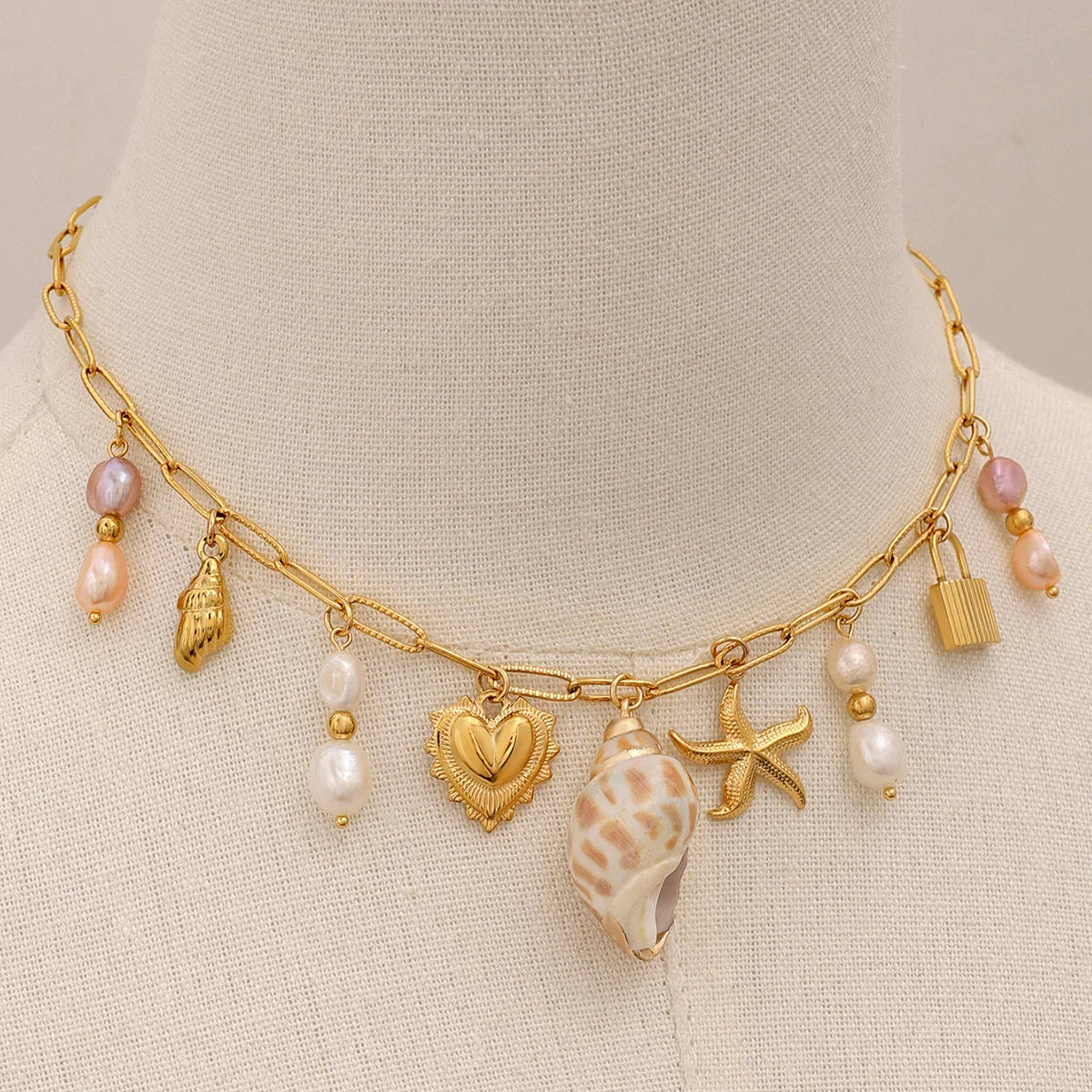 [AuraEcho]Pacific Freshwater Pearl Necklace