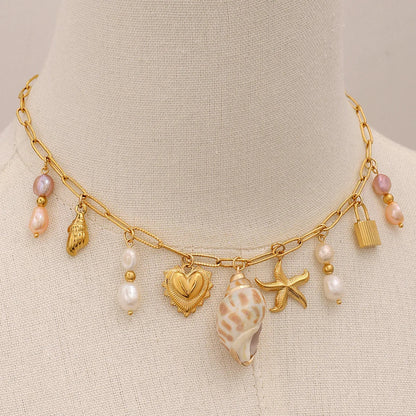 [AuraEcho]Pacific Freshwater Pearl Necklace