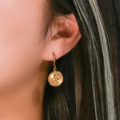 [AuraEcho]Eliana Serpent Coin Earrings