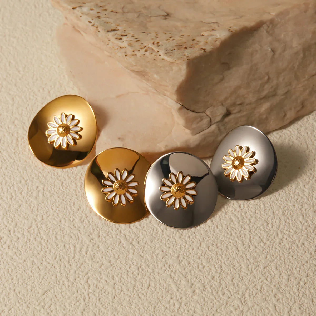[AuraEcho]Georgiana Gold Earrings