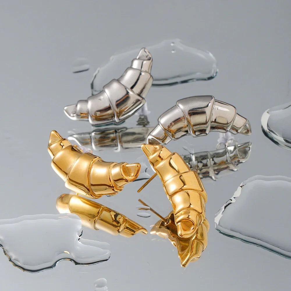 [AuraEcho]Emberly Gold Earrings