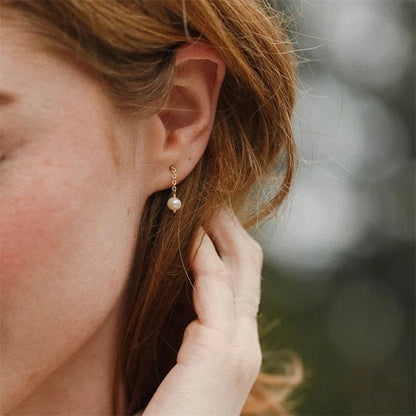 [AuraEcho]Dorothy Pearl Earrings
