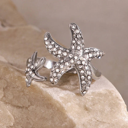 [AuraEcho]Marina Starfish Diamond Ring