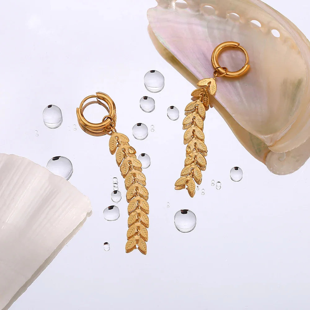 [AuraEcho]Faith Fishtail Earrings