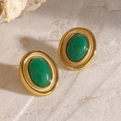 [AuraEcho]Fresca Gemstone Earrings