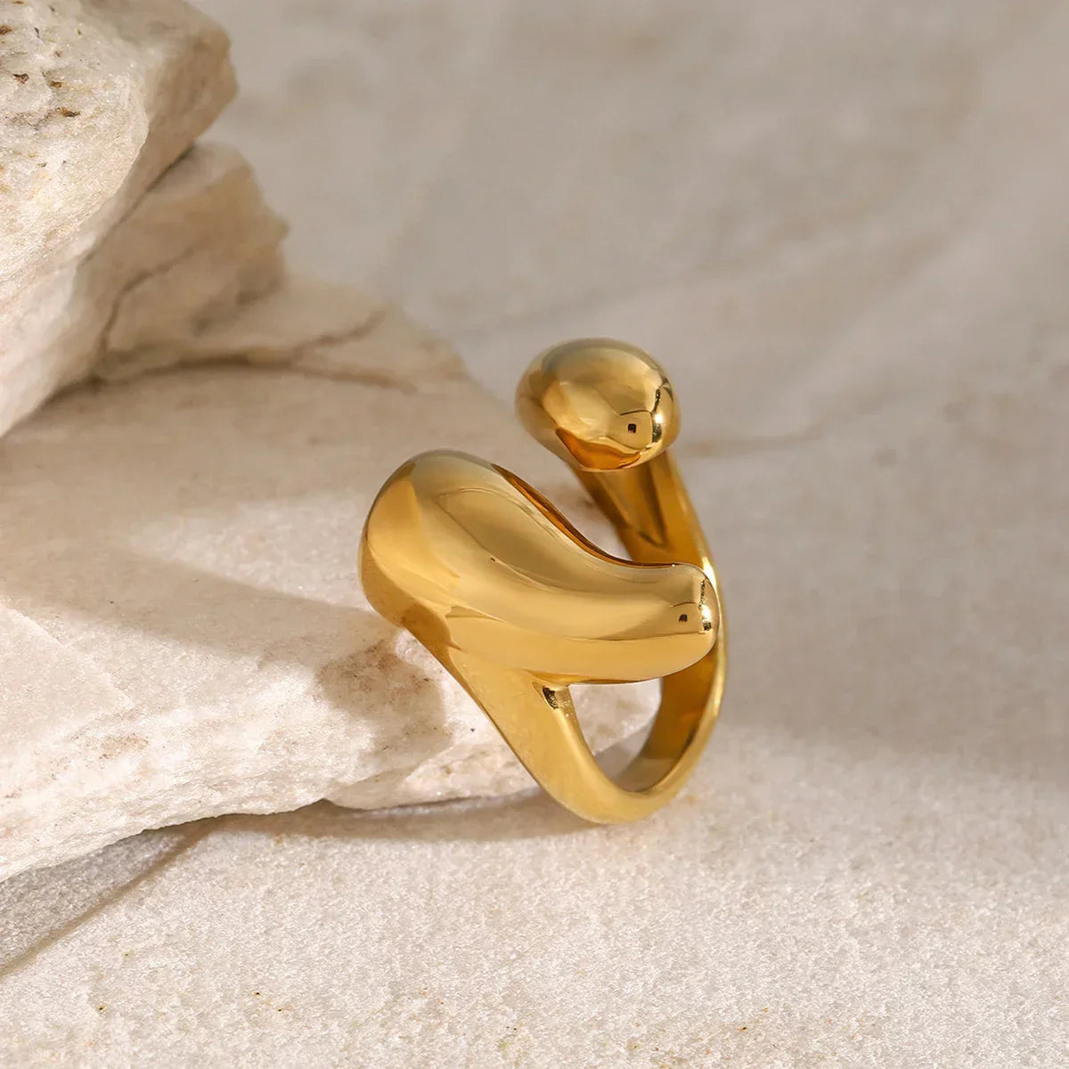 [AuraEcho]Abstract Gold Ring
