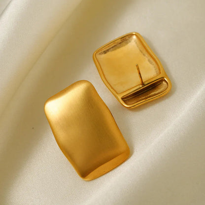 [AuraEcho]Olive Gold Earrings