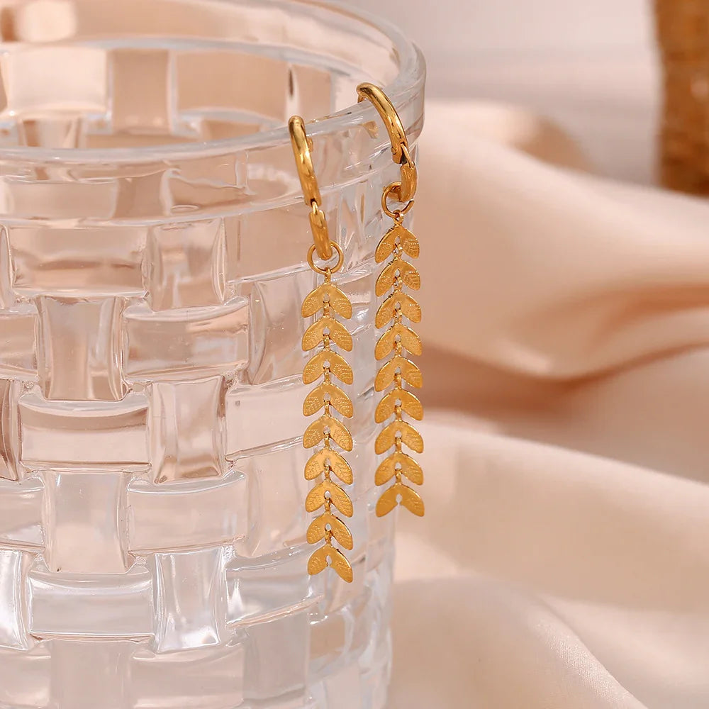 [AuraEcho]Faith Fishtail Earrings