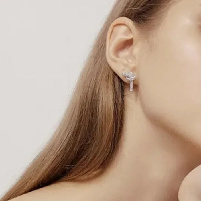 [AuraEcho]Francesca Diamond Earrings