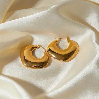 [AuraEcho]Fawn Gold Hoops
