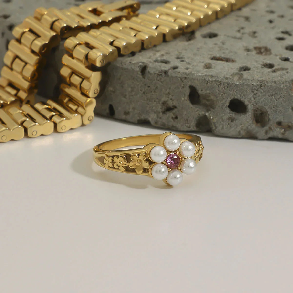 [AuraEcho]Thalia Freshwater Pearl Ring