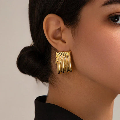 [AuraEcho]Alisa Gold Earrings