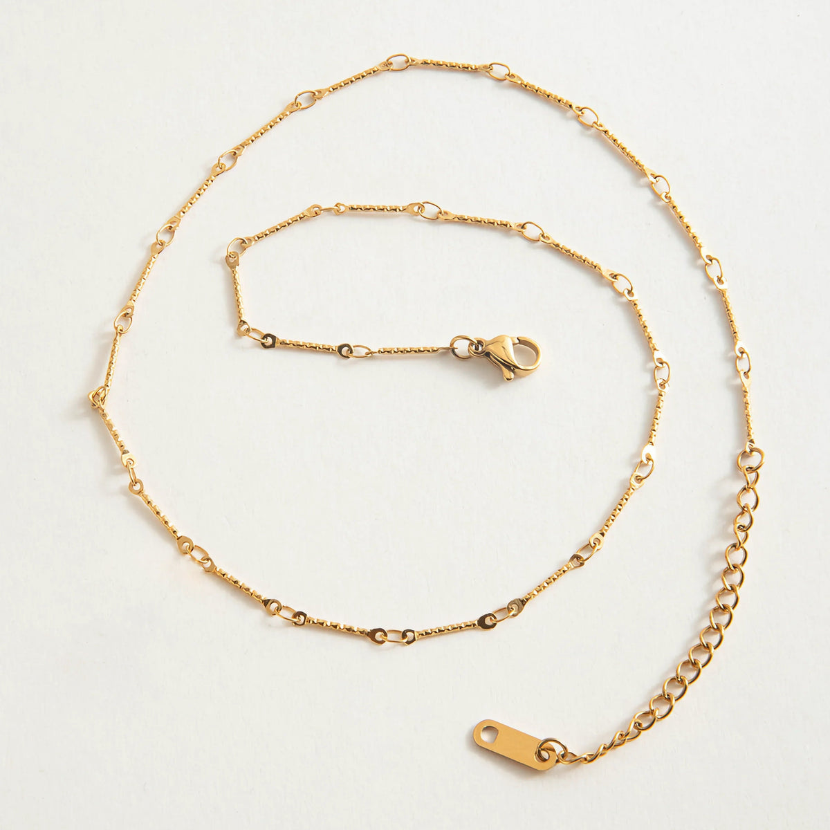 [AuraEcho]Amy Linked Chain Gold Necklace