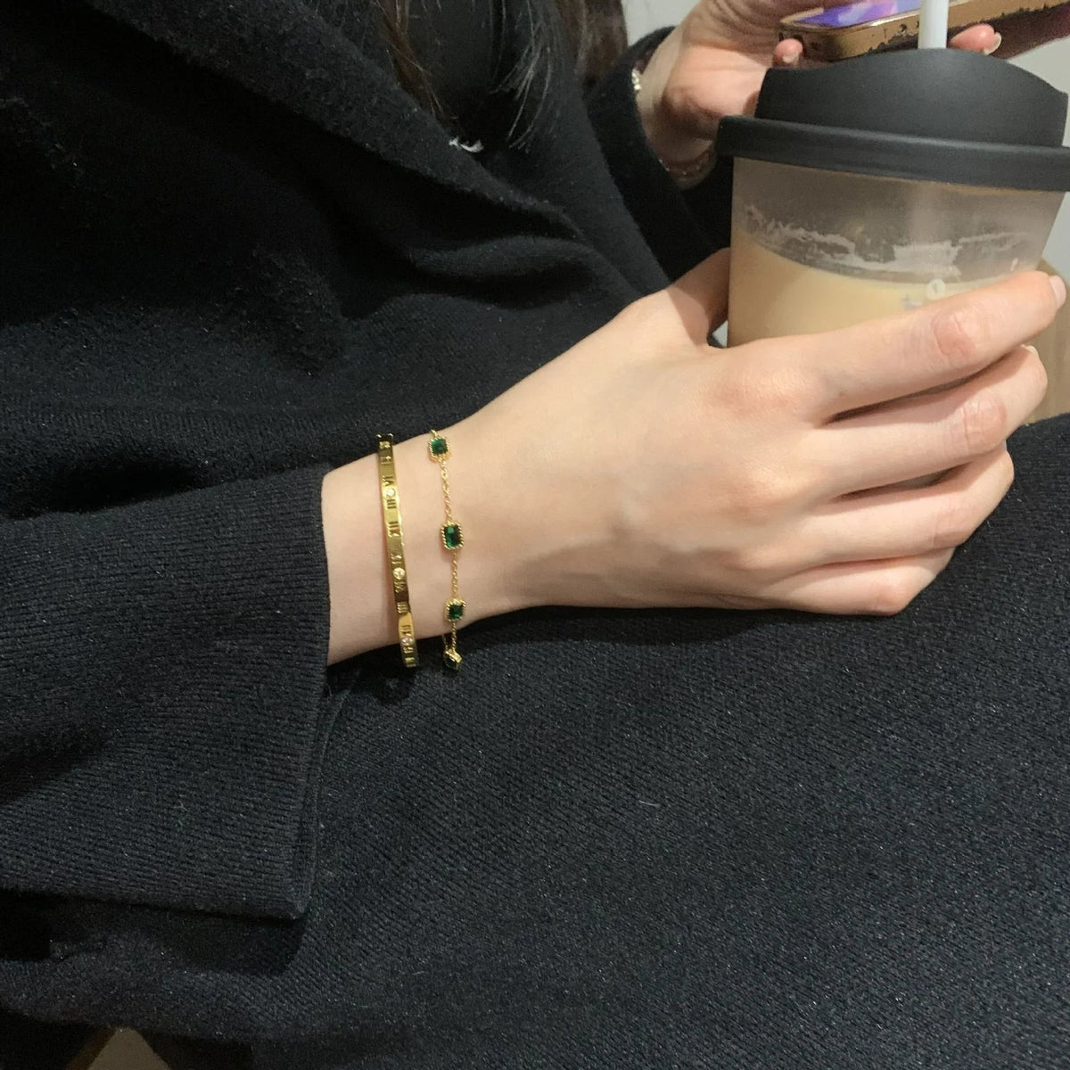 [AuraEcho]Erin Green Bracelet