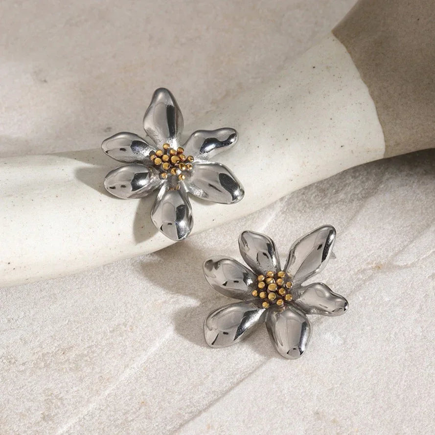 [AuraEcho]Cadence Gold Earrings