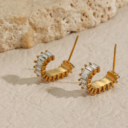 [AuraEcho]Agnes Diamond Earrings