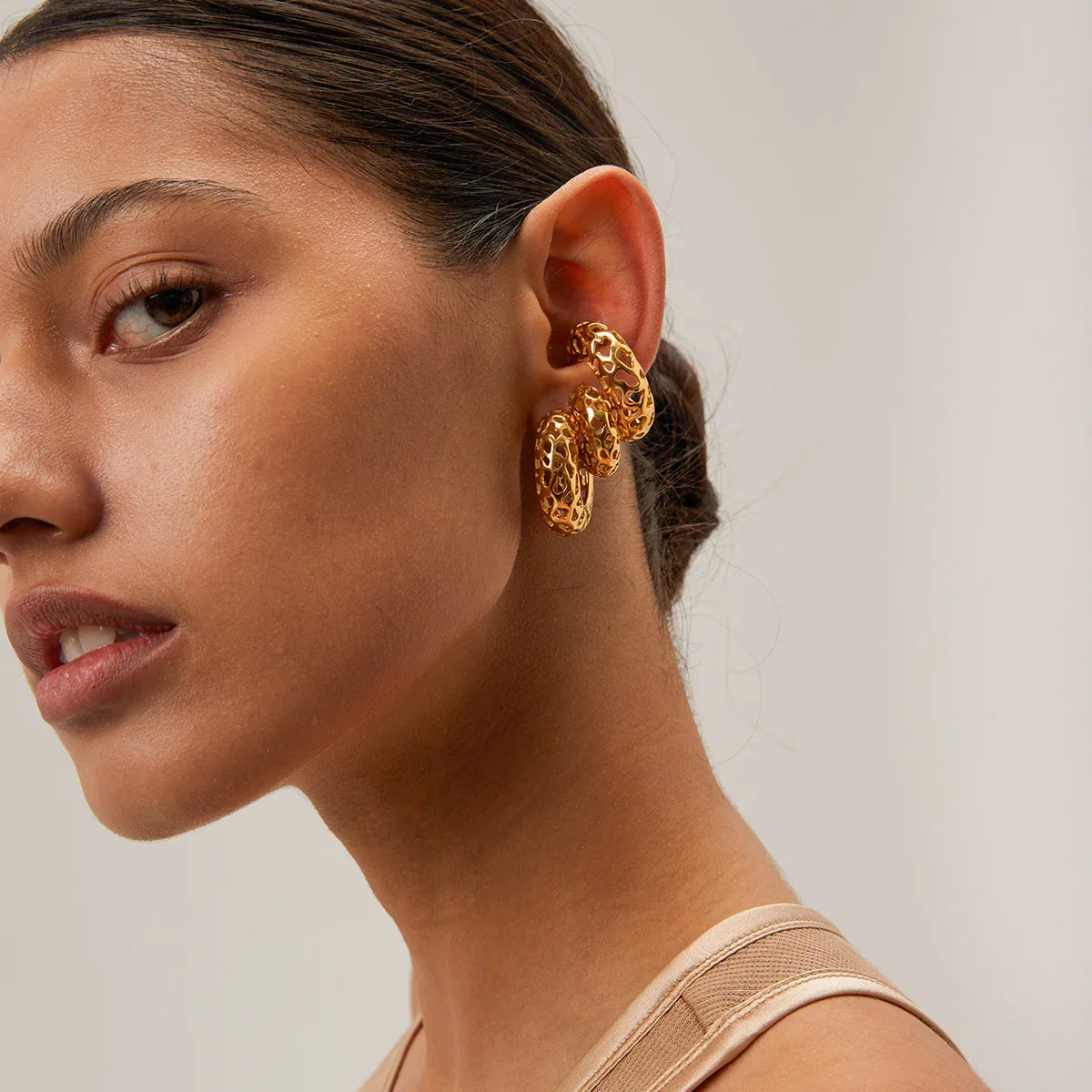 [AuraEcho]Alma Gold Earrings