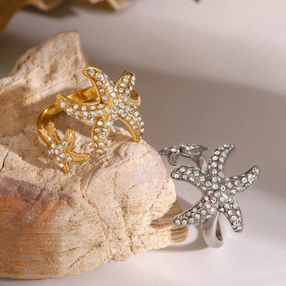 [AuraEcho]Marina Starfish Diamond Ring