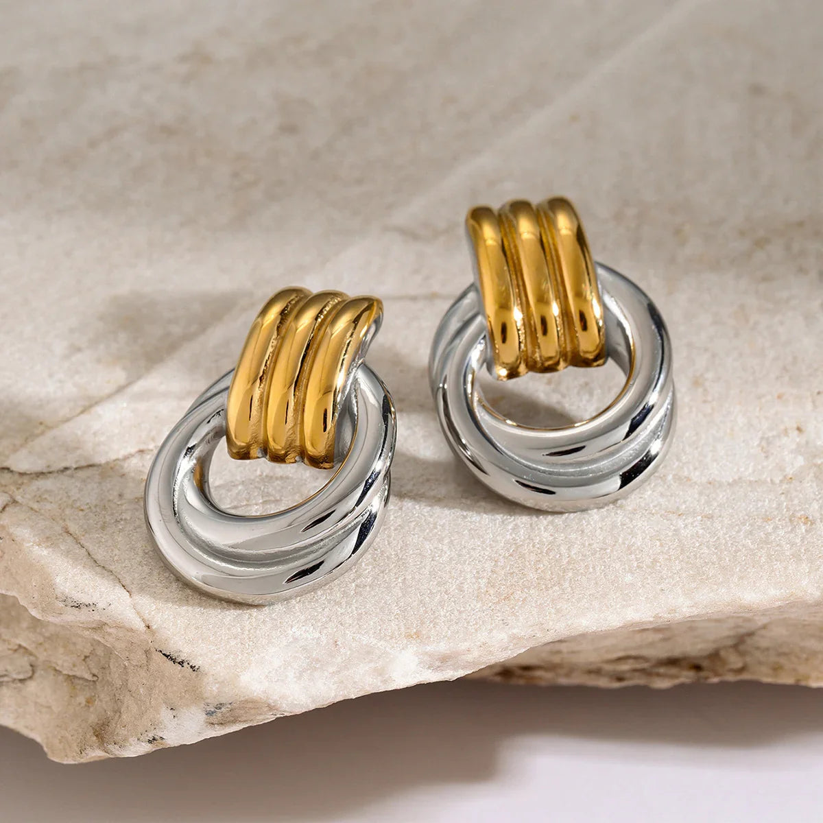 [AuraEcho]Luna Layered Hoop Earrings