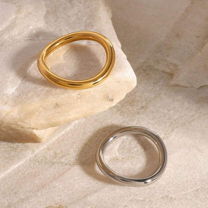 [AuraEcho]Miley Gold & Silver Layered Rings