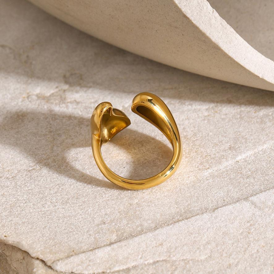 [AuraEcho]Abstract Gold Ring