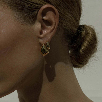 [AuraEcho]Selena Gold Earrings