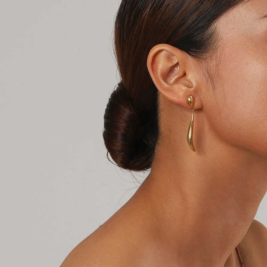 [AuraEcho]Aspen Gold Earrings