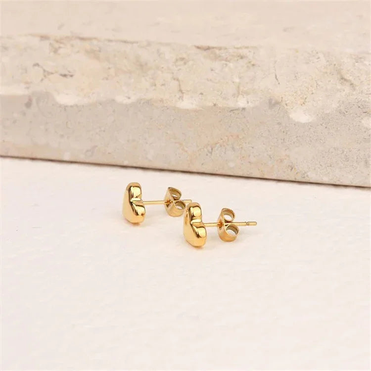 [AuraEcho]Aiko Gold Earrings